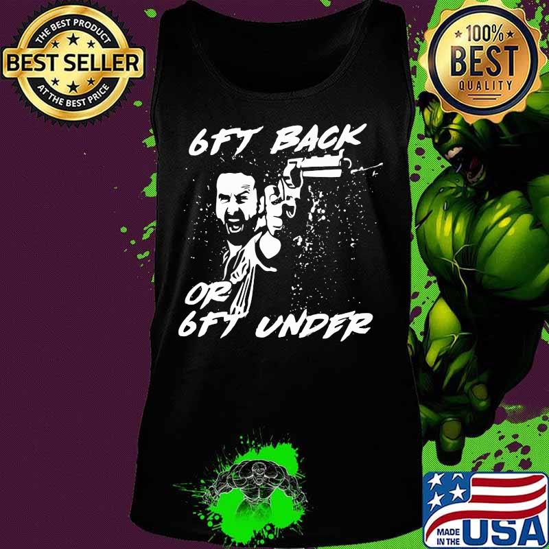 Walking dead rick grimes 6ft back or 6ft under s Tank top Walking dead rick grimes 6ft back or 6ft under s Tank top
