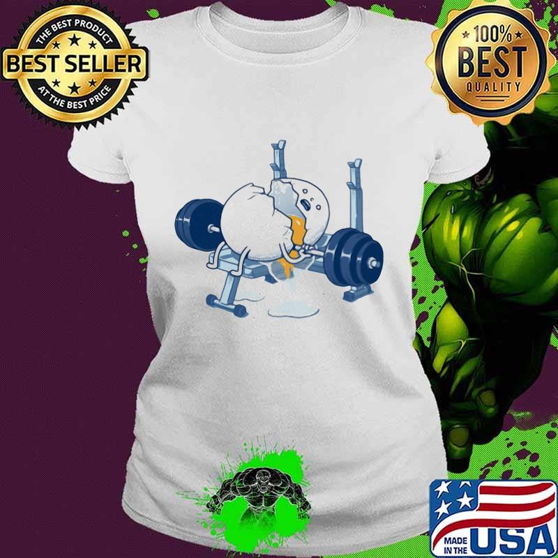Weightlifting accident gym eggs s Ladies tee Weightlifting accident gym eggs s Ladies tee