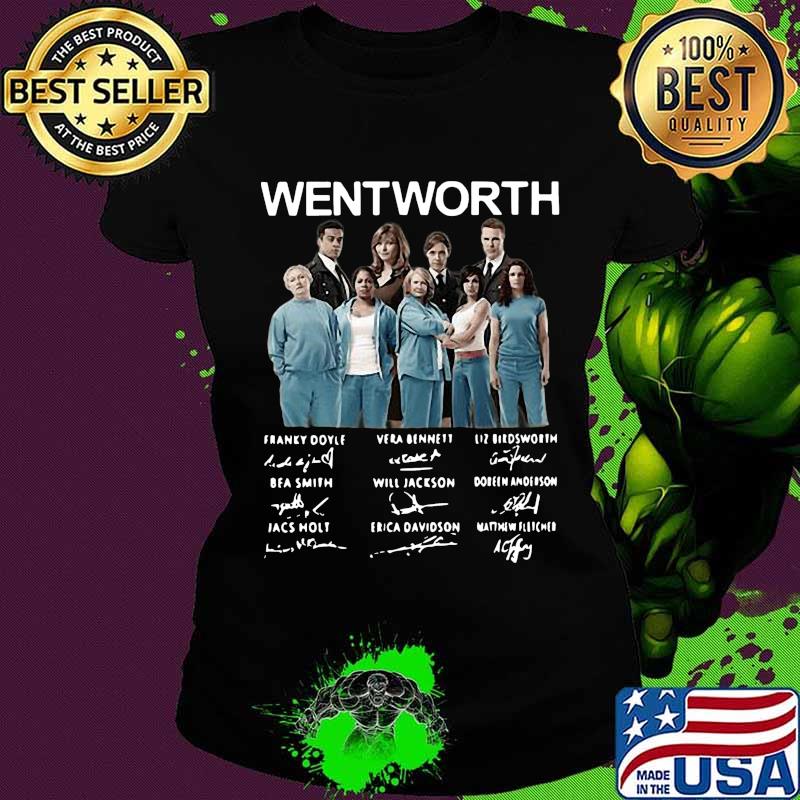 Wentworth movie characters signatures s Ladies tee Wentworth movie characters signatures s Ladies tee