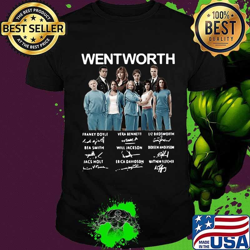 Wentworth movie characters signatures shirt Wentworth movie characters signatures shirt