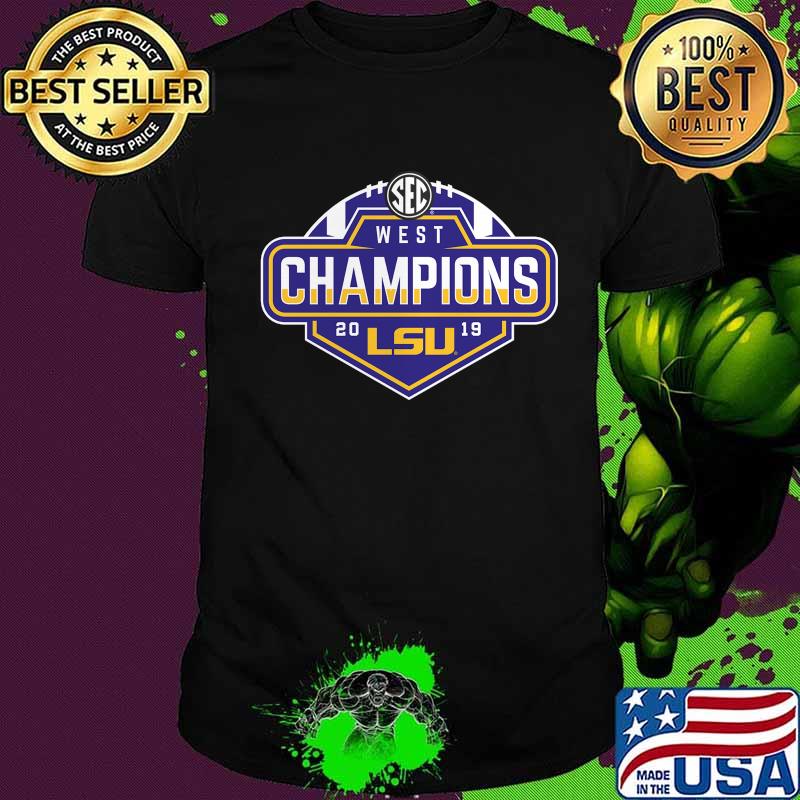 West champions 2019 lsu tigers football shirt