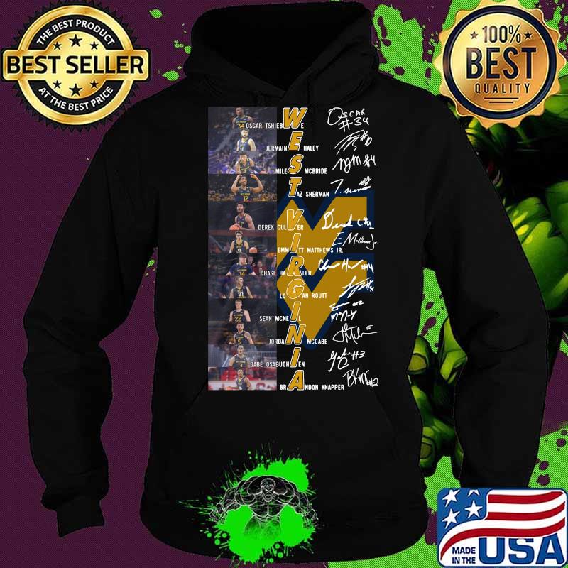 West virginia mountaineers men's basketball players signatures s Hoodie West virginia mountaineers men's basketball players signatures s Hoodie