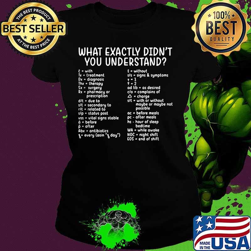 What exactly didn't you understand 2020 s Ladies tee What exactly didn't you understand 2020 s Ladies tee