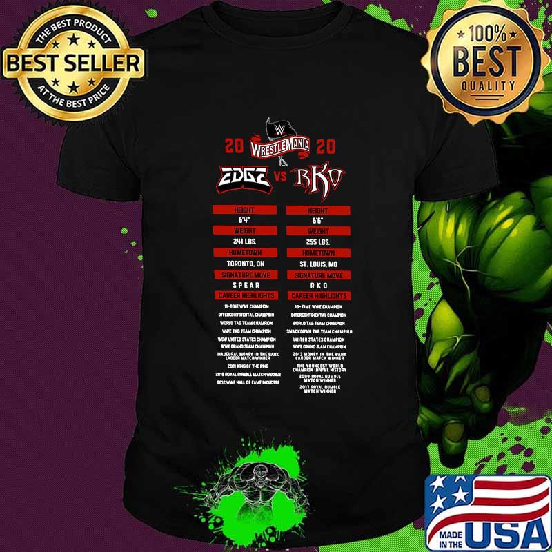 Wrestlemania rated rko edge vs orton 2020 shirt