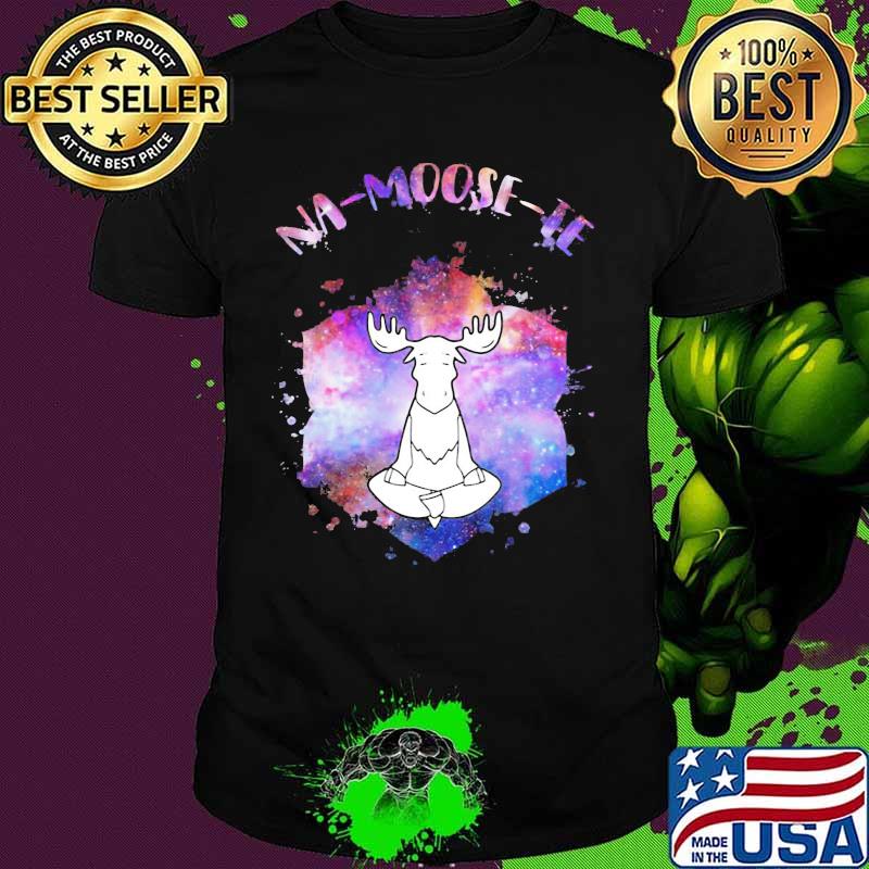 Yoga deer na moose te shirt