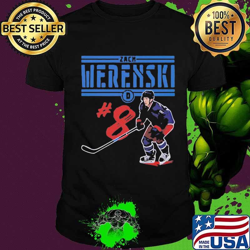 Zach werenski 8 columbus hockey shirt