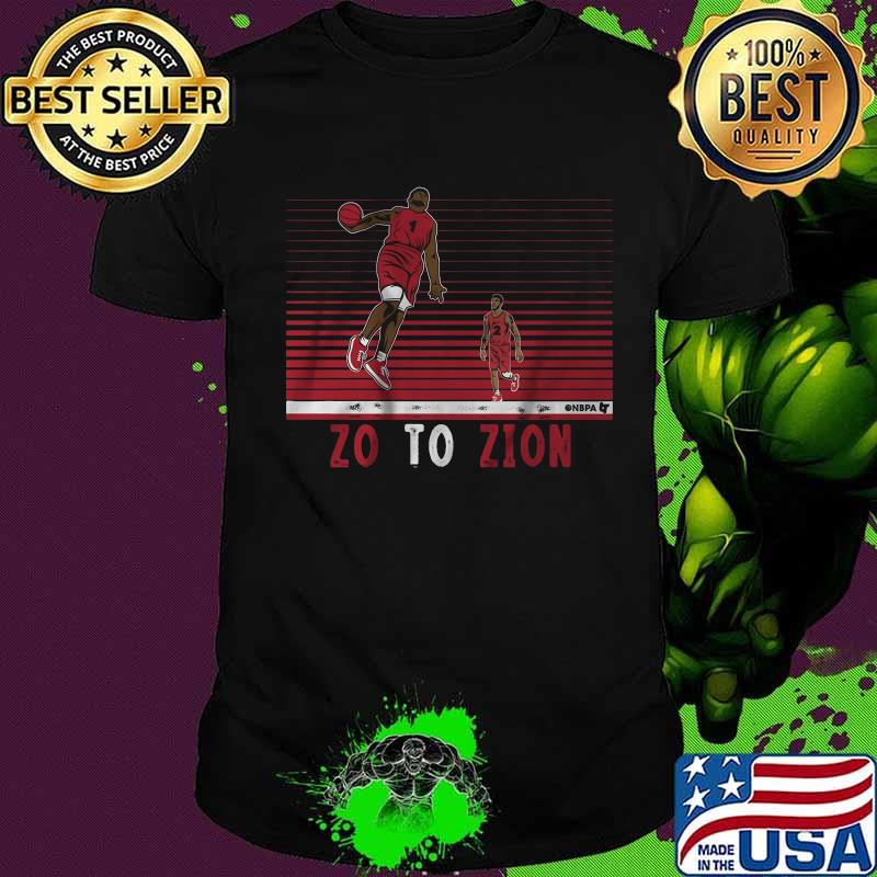 Zion williamson Zo to zion nba basketball shirt