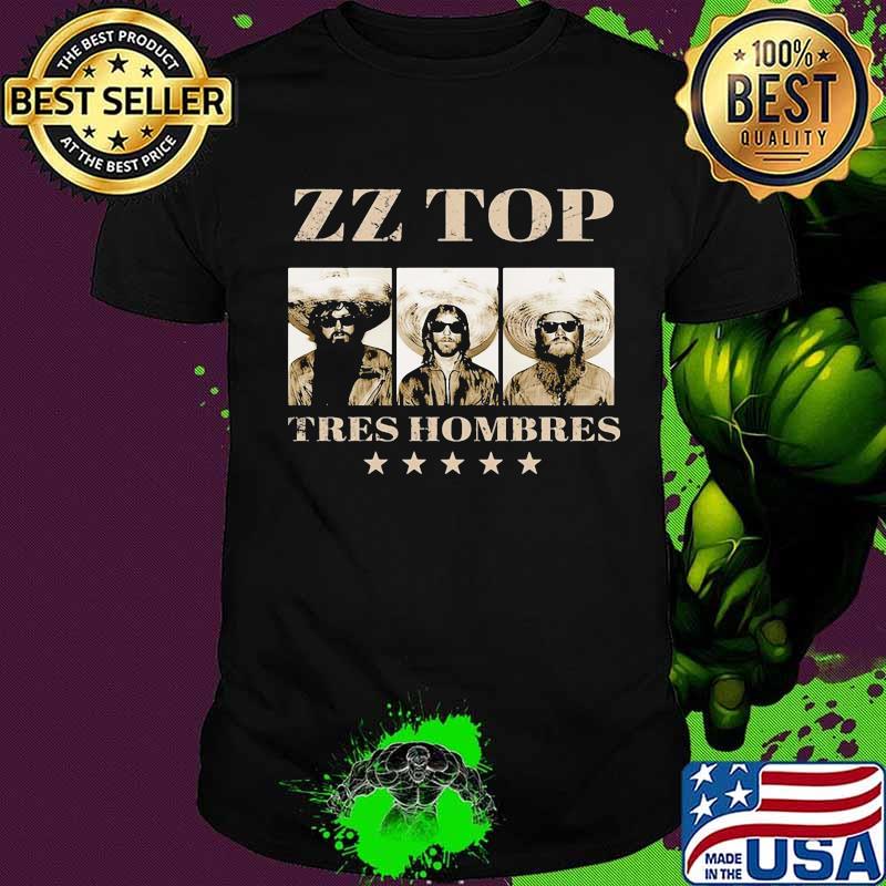 Zz top band tres hombres album shirt