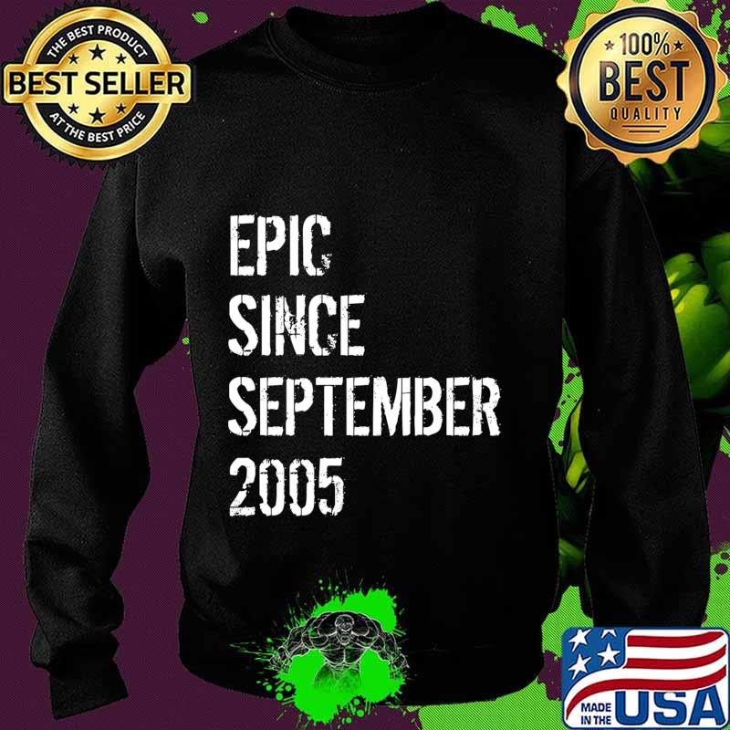 15th Birthday Gift For Boys Girls Born In September 2005 Premium T-Shirt Sweater 15th Birthday Gift For Boys Girls Born In September 2005 Premium T-Shirt Sweater