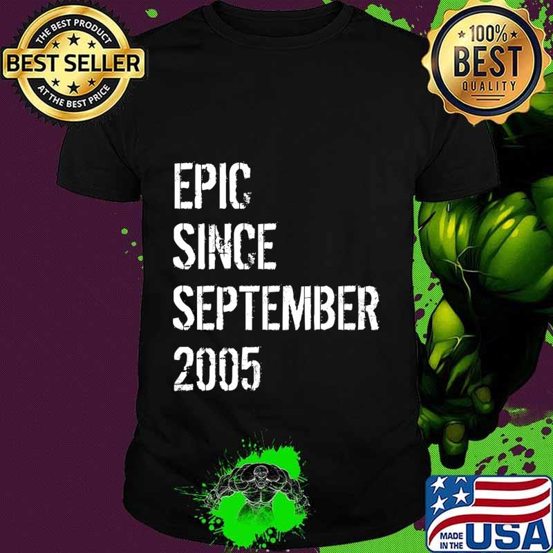 15th Birthday Gift For Boys Girls Born In September 2005 Premium T-Shirt