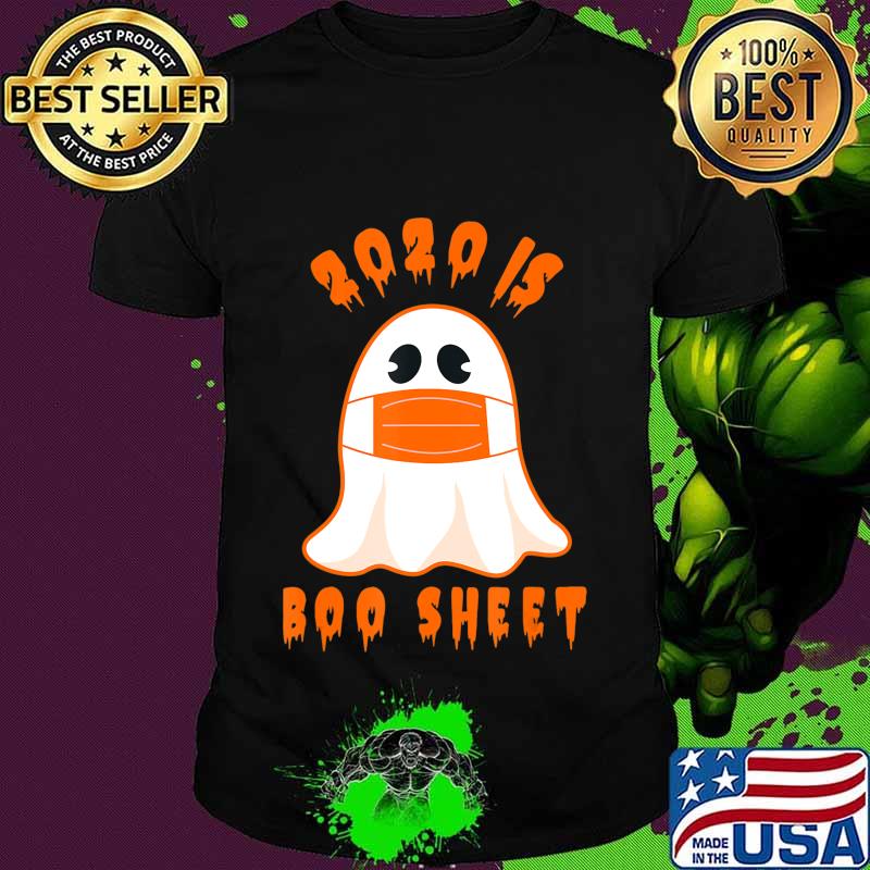 2020 Boo Sheet Funny Halloween Ghost Costume Men Women Gift T-Shirt