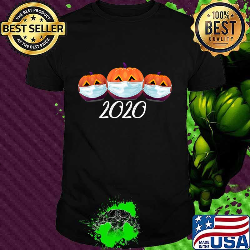 2020 Halloween Pumpkin In Mask - Funny Halloween 2020 Gift T-Shirt