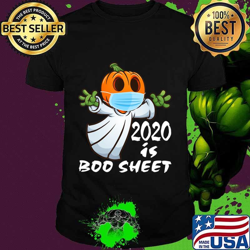 2020 is Boo Sheet T-Shirt Ghost in Mask Halloween T-Shirt