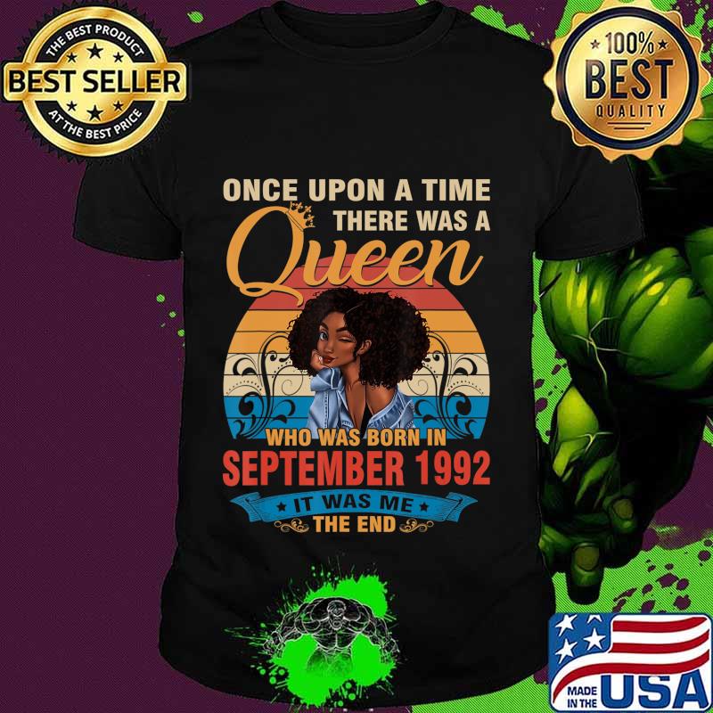 28 Year Old Birthday 28th Birthday Queen September 1992 T-Shirt