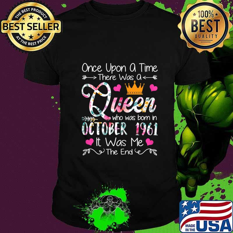 59 Years Birthday Girls 59th Birthday Queen October 1961 T-Shirt