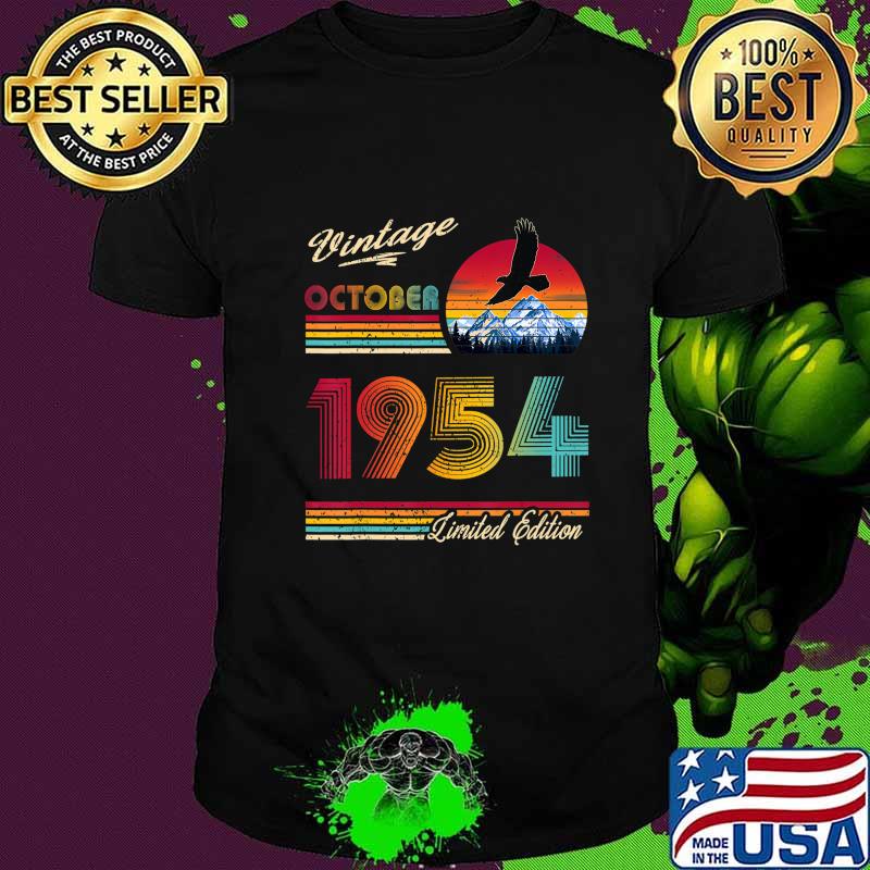66 Years Old Gift Women Men 66th Birthday October 1954 T-Shirt