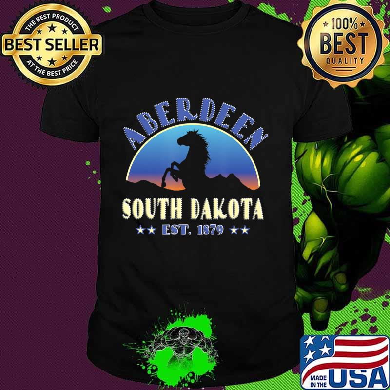 Aberdeen South Dakota SD Horse Gift T-Shirt