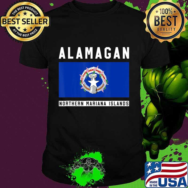 Alamagan Souvenir Northern Mariana Islands Flag T-Shirt