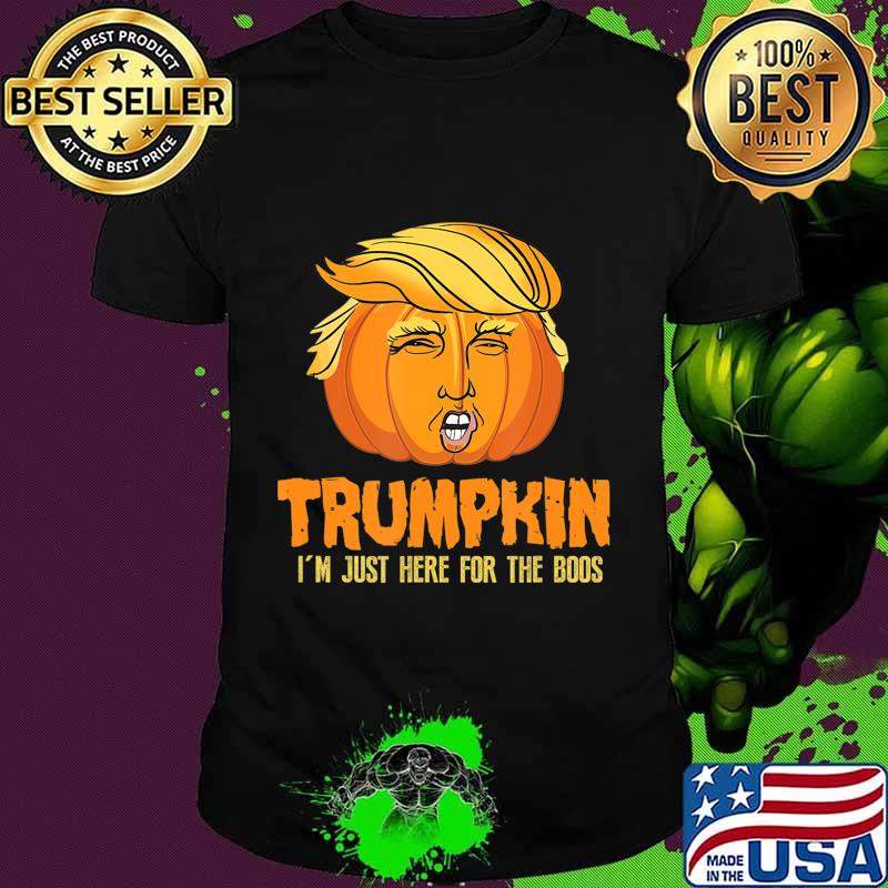 American Halloween Pumpkin I Trumpkin Boos T-Shirt