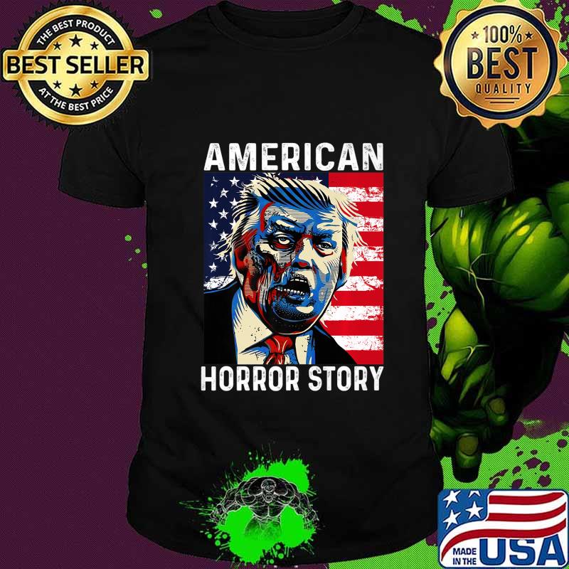 Anti Trump Horror American Story Zombie Trump Halloween Premium T-Shirt
