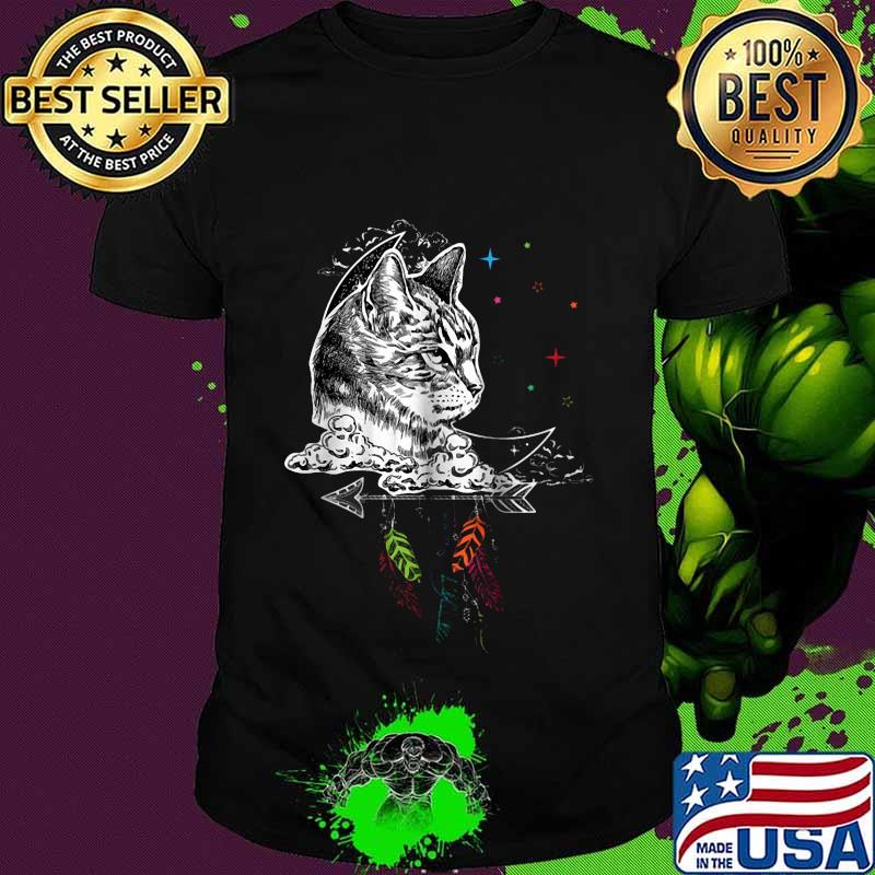 Arrow cat native art shirt