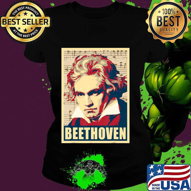 Beethoven Classical Music Composer Retro T-Shirt Ladies tee Beethoven Classical Music Composer Retro T-Shirt Ladies tee