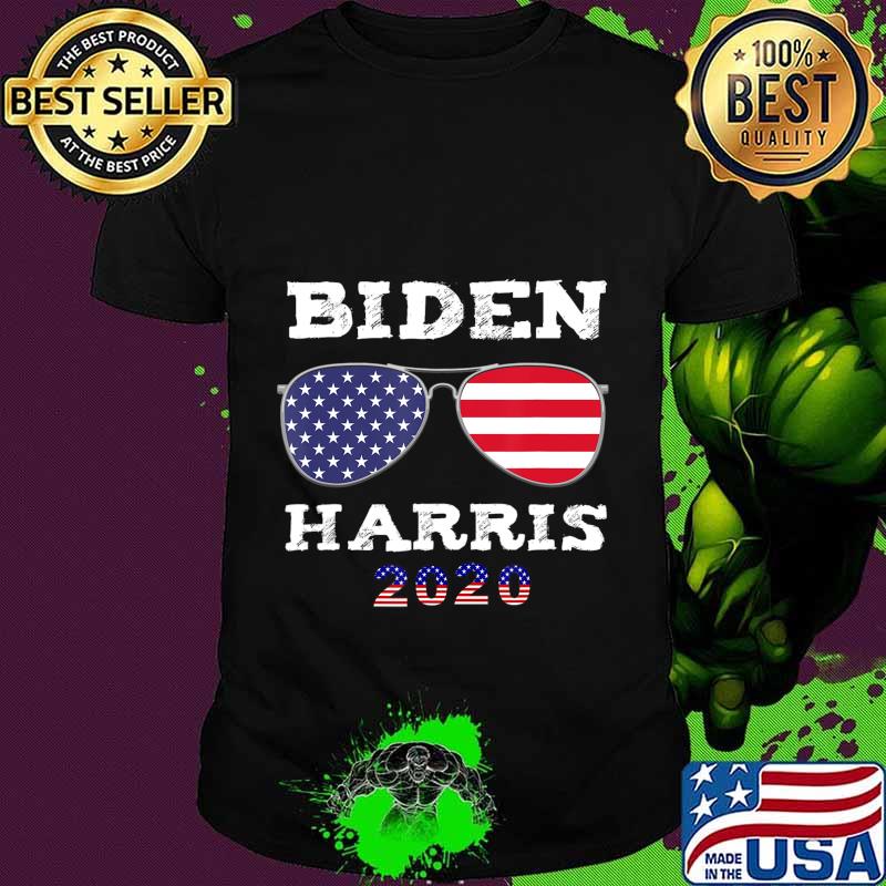Biden Harris 2020 American Flag Sunglasses T-Shirt Biden Harris 2020 American Flag Sunglasses T-Shirt