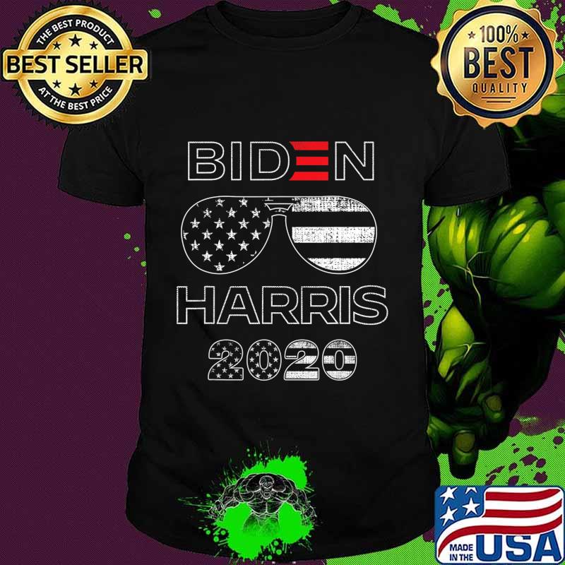 Biden Harris 2020 American Flag Sunglasses T-Shirt