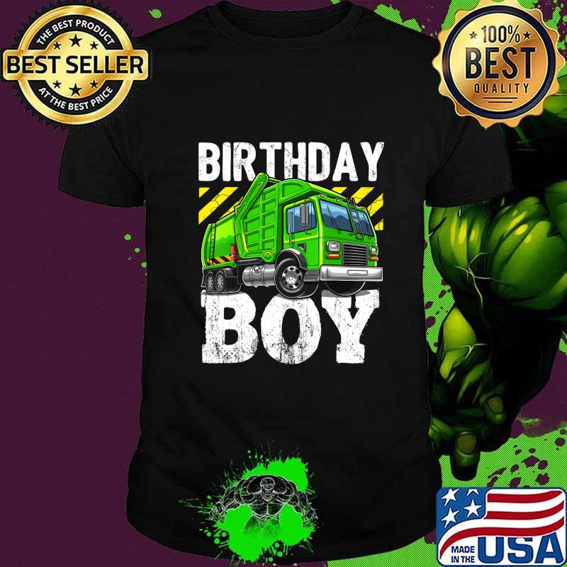 Birthday Boy Garbage Truck Birthday Party Boys Gift for Kids T-Shirt Birthday Boy Garbage Truck Birthday Party Boys Gift for Kids T-Shirt