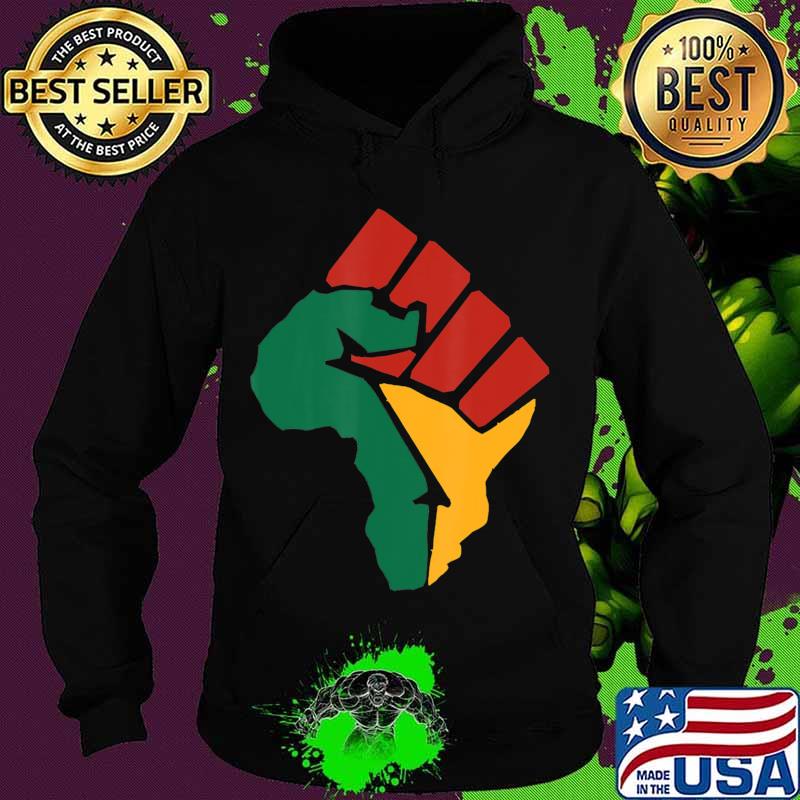Black Lives Matter Africa Fist T-Shirt Hoodie Black Lives Matter Africa Fist T-Shirt Hoodie