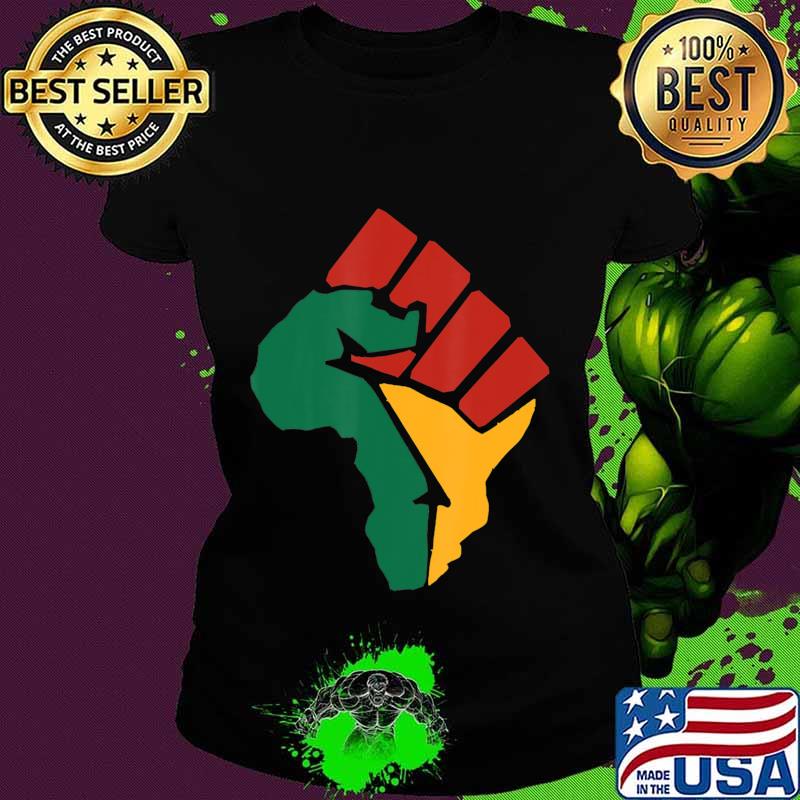 Black Lives Matter Africa Fist T-Shirt Ladies tee Black Lives Matter Africa Fist T-Shirt Ladies tee