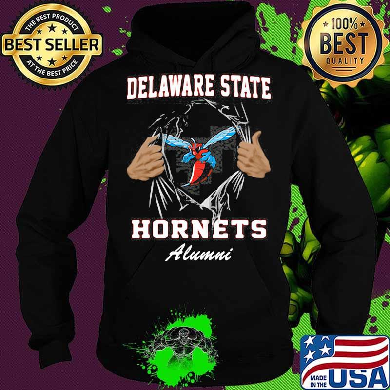 Blood inside delaware state hornets alumni s Hoodie Blood inside delaware state hornets alumni s Hoodie