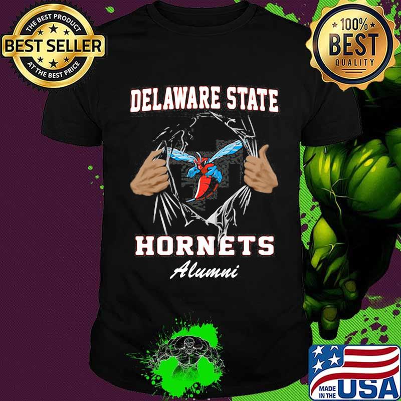 Blood inside delaware state hornets alumni shirt Blood inside delaware state hornets alumni shirt