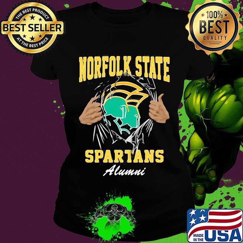 Blood inside norfolk state spartans alumni s Ladies tee Blood inside norfolk state spartans alumni s Ladies tee