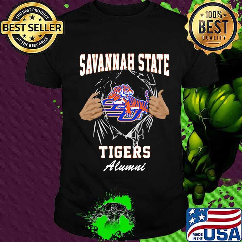 Blood inside savannah state tigers alumni shirt