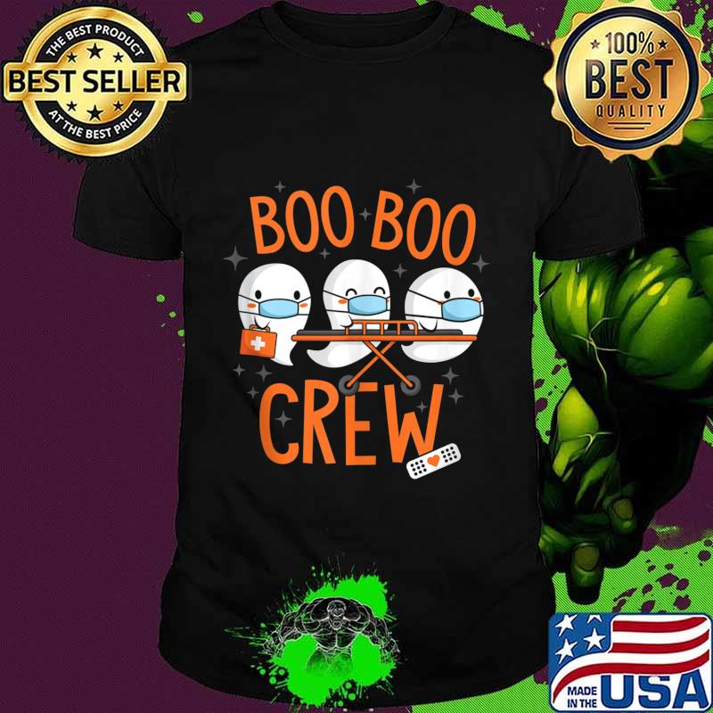 Boo Boo Crew Ghost Doctor Paramedic EMT Nurse Halloween shirt