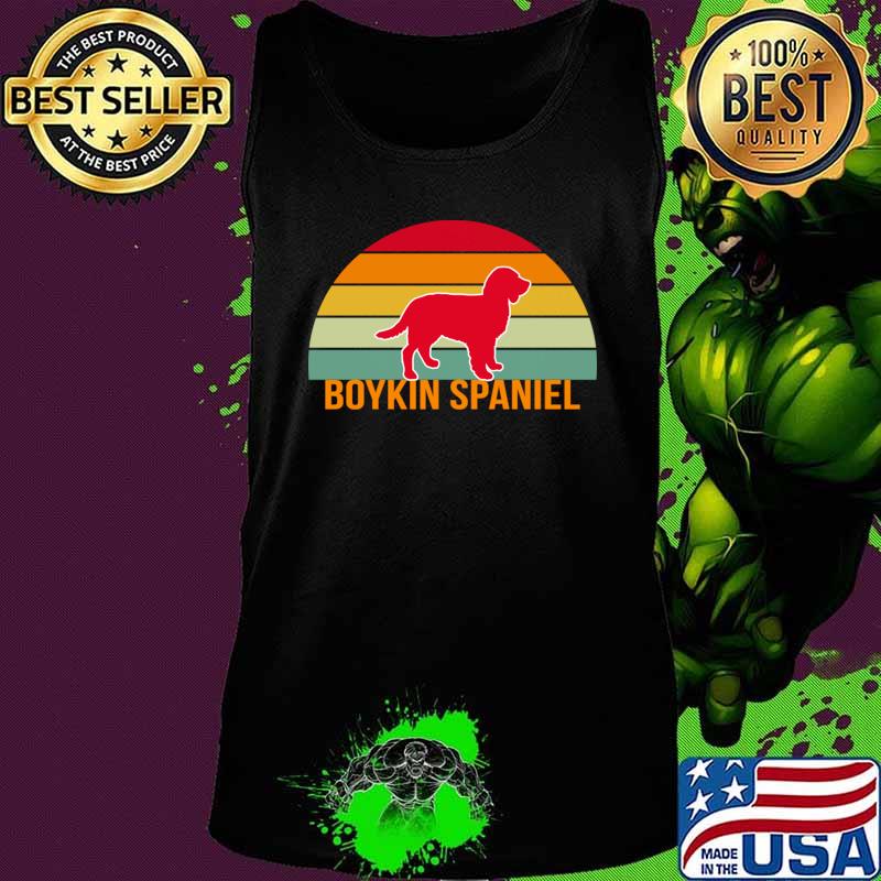 Boykin Spaniel Vintage Silhouette T-Shirt Tank top Boykin Spaniel Vintage Silhouette T-Shirt Tank top