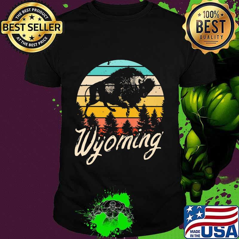 Buffalo wyoming vintage retro shirt