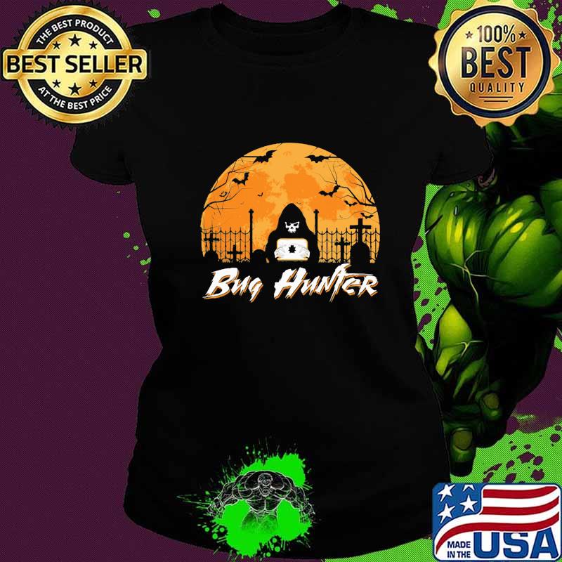Bug Hunter Moon Halloween Shirt Ladies tee Bug Hunter Moon Halloween Shirt Ladies tee