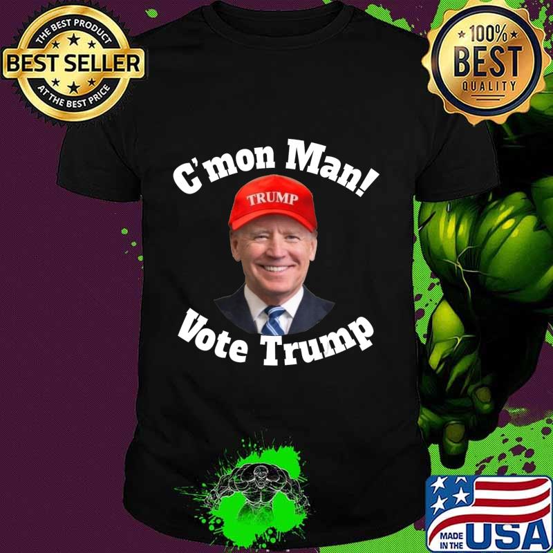 C'mon Man! Pro Trump Biden Votes Trump Halloween T-Shirt