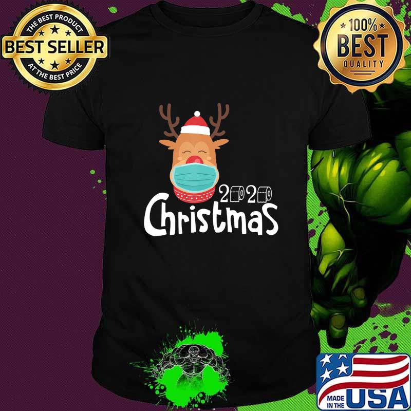 Christmas 2020 Gifts Reindeer Mask Tees T-Shirt