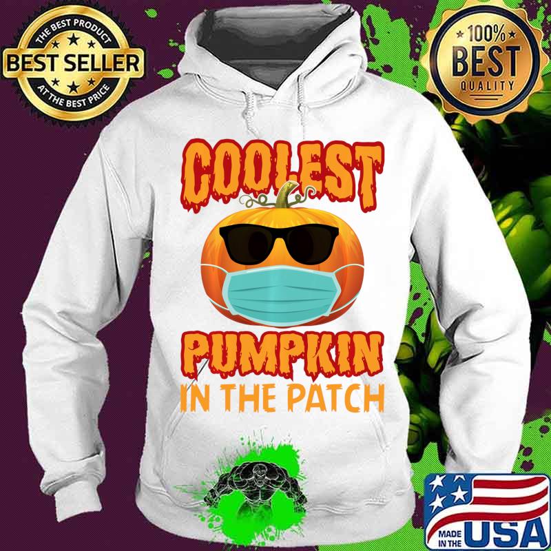 Coolest Pumpkin In The Patch Face Mask Halloween Boys Girls Long Sleeve T-Shirt Hoodie Coolest Pumpkin In The Patch Face Mask Halloween Boys Girls Long Sleeve T-Shirt Hoodie