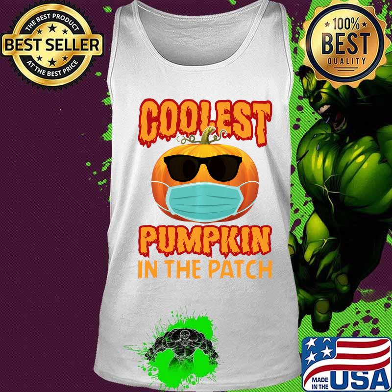 Coolest Pumpkin In The Patch Face Mask Halloween Boys Girls Long Sleeve T-Shirt Tank top Coolest Pumpkin In The Patch Face Mask Halloween Boys Girls Long Sleeve T-Shirt Tank top