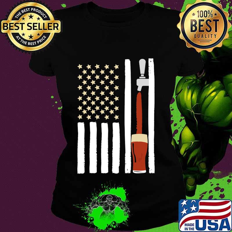 Craft Beer American Flag Great Oktoberfest Brewery Drinking T-Shirt Ladies tee Craft Beer American Flag Great Oktoberfest Brewery Drinking T-Shirt Ladies tee