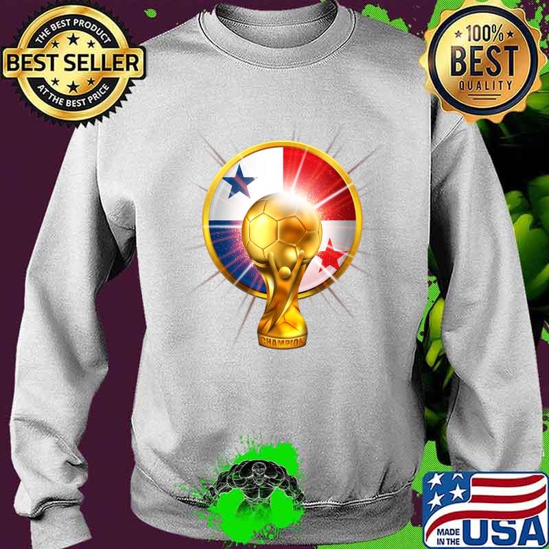 CUP SOCCER CHAMPION GOLD PANAMA FOOTBALL T-Shirt Sweater CUP SOCCER CHAMPION GOLD PANAMA FOOTBALL T-Shirt Sweater