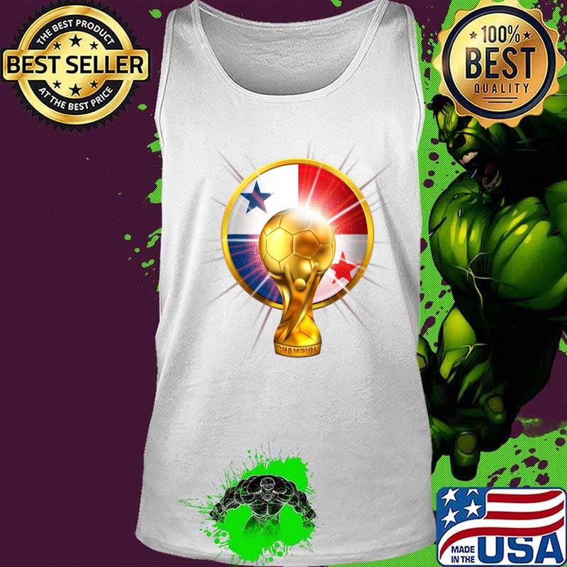 CUP SOCCER CHAMPION GOLD PANAMA FOOTBALL T-Shirt Tank top CUP SOCCER CHAMPION GOLD PANAMA FOOTBALL T-Shirt Tank top