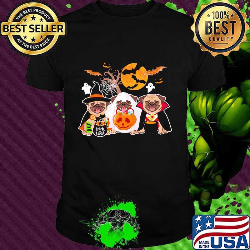 Cute Pug In Halloween Costume Shirt
