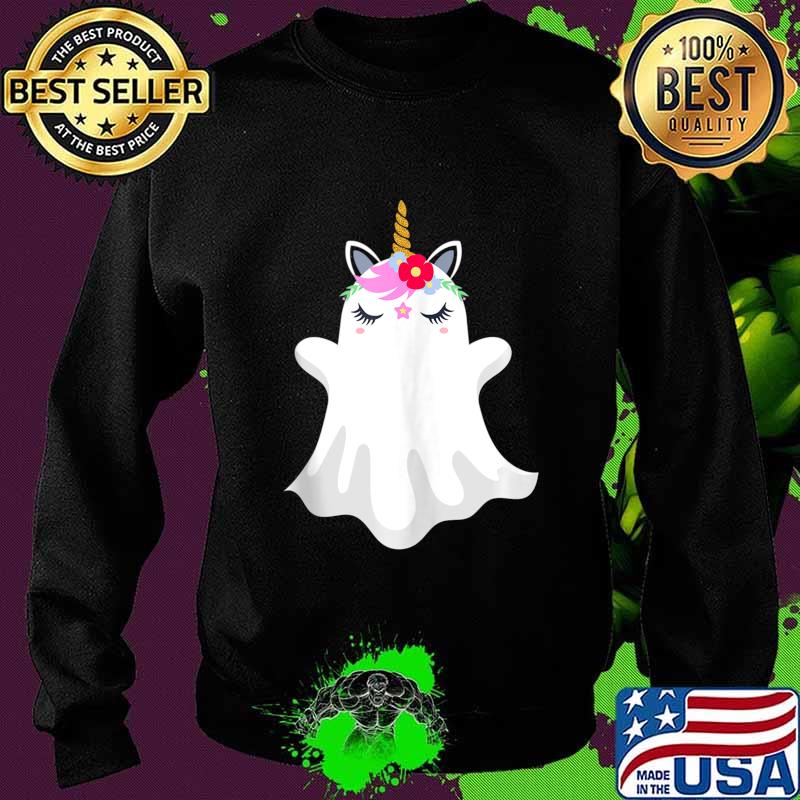 Cute Unicorn Ghost Funny Halloween Costume for Women Girl s Sweater Cute Unicorn Ghost Funny Halloween Costume for Women Girl s Sweater