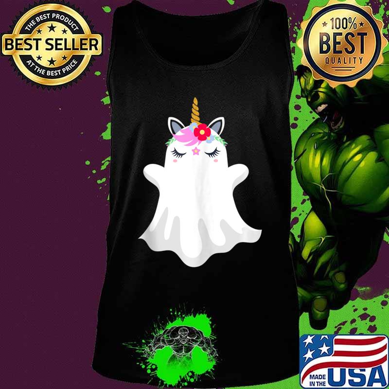Cute Unicorn Ghost Funny Halloween Costume for Women Girl s Tank top Cute Unicorn Ghost Funny Halloween Costume for Women Girl s Tank top