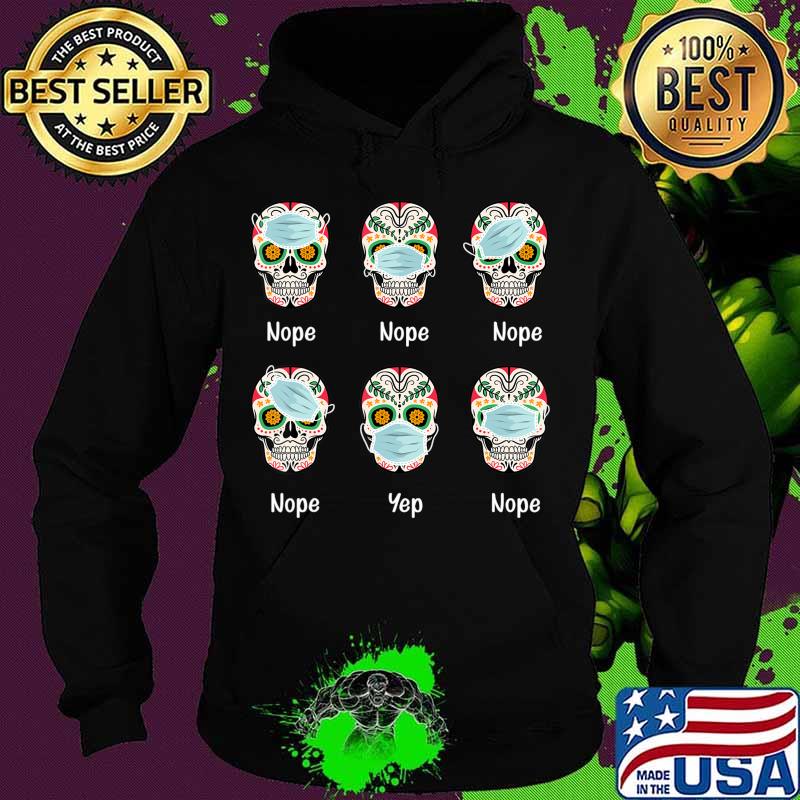 Day Of The Dead 2020 Skull Wearing Mask Funny Gift T-Shirt T-Shirt Hoodie Day Of The Dead 2020 Skull Wearing Mask Funny Gift T-Shirt T-Shirt Hoodie